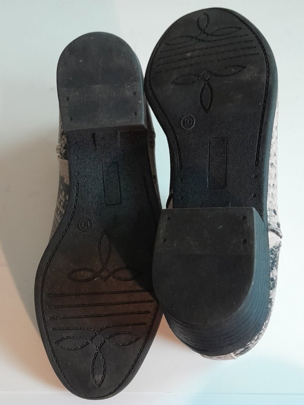 SO Memory Foam women’s Brown ankle boots with zippers Size 10 - Picture 7 of 7